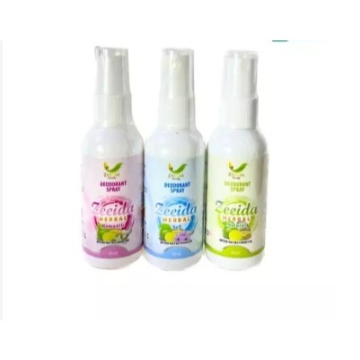 DEODORANT ZEEID SPRAY HERBAL 60ML aman untuk anak anak bumil busui Deodorant Spray Zeeida Herbal BPO