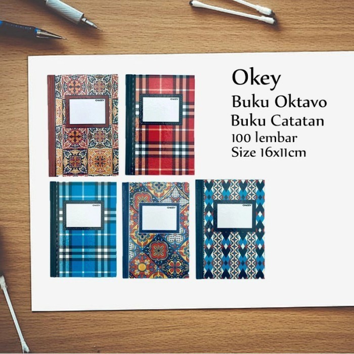 

Okey Buku Oktavo A6 100 Lembarr