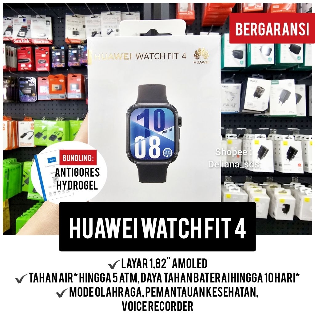 Huawei Watch Fit 4 Garansi Resmi 1 Tahun Jam Tangan Huawei Watch Fit 4 Smartwatch Huawei Watch Fit 4