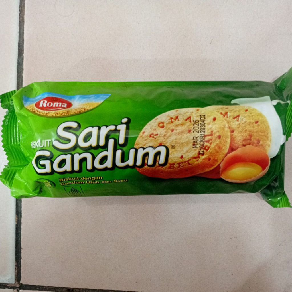 

Biskuit Sari Gandum 149gr 1 Bungkus
