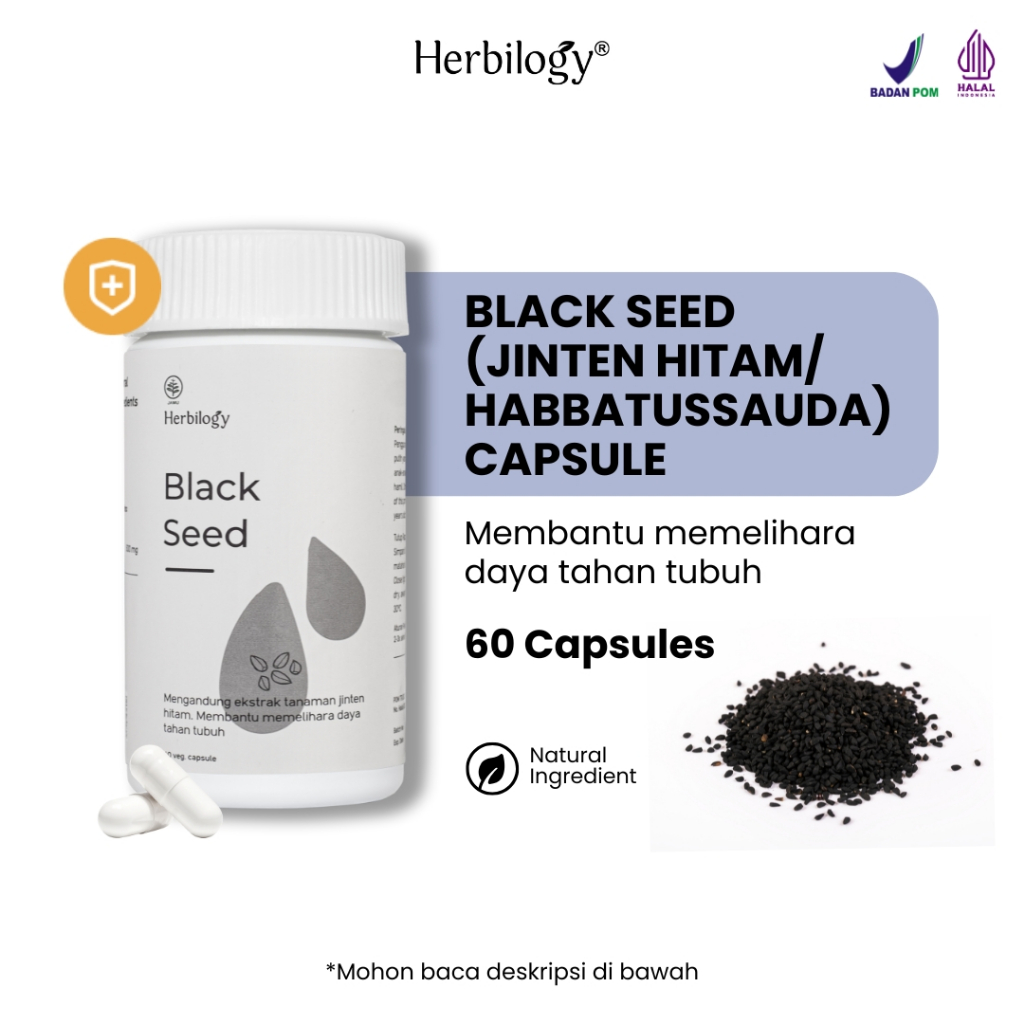

Herbilogy Black Seed 60 Capsule