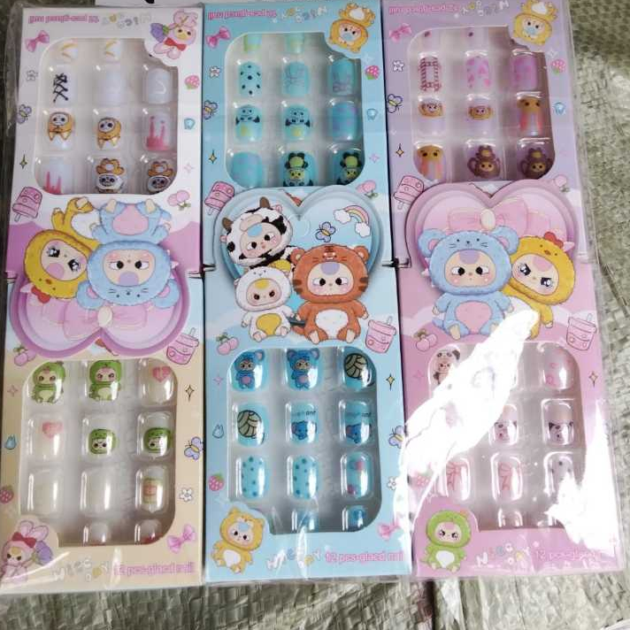 Kuku Palsu  Baby Three  Mainan Anak Kuku Palsu Imut Lucu / Kuku Boneka Baby Three - Kuku Anak Lucu /