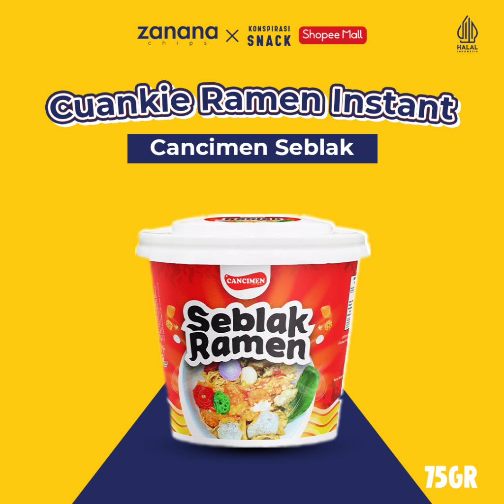

Cancimen Seblak Instant | Khas Bandung Gurih dan Pedas