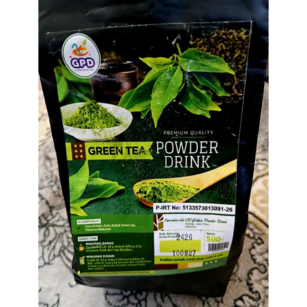

Serbuk teh hijau khas malang