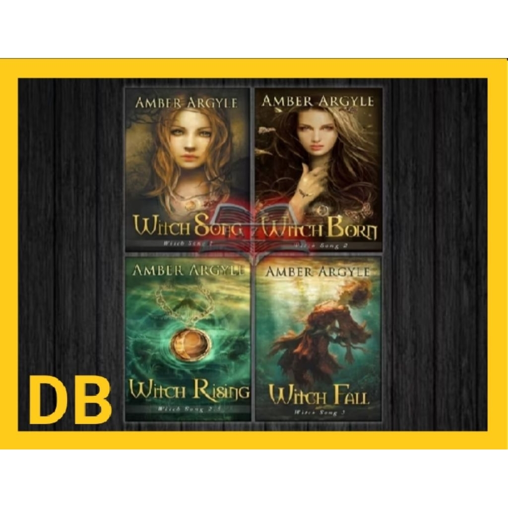 Amber Arglye 4 book series of witch song, witch boom, witch rising, witch fall ( English )