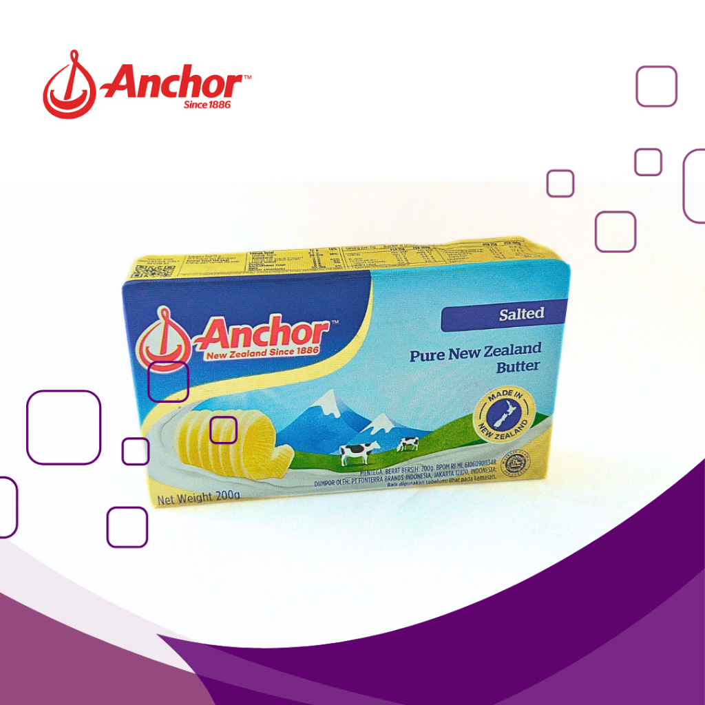 

Anchor Butter/Mentega Salted 200 gram