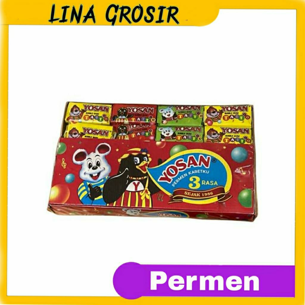 

YOSAN Permen Karet Kotak isi 60pcs