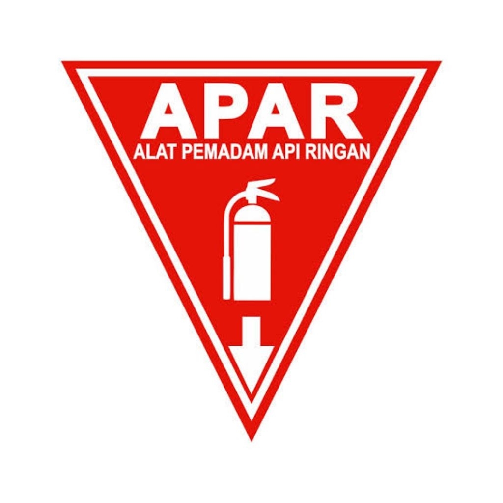 

STICKER SEGITIGA APAR 30×30