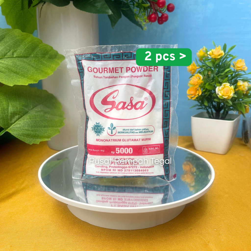 

Paket Isi 2 Micin Sasa Penyedap Rasa 85gr Gourmet Powder Bahan Tambahan Pangan Penguat Rasa Murni dari Bahan Pilihan Berkualitas dan Melezatkan Mononatrium Glutamat Murni
