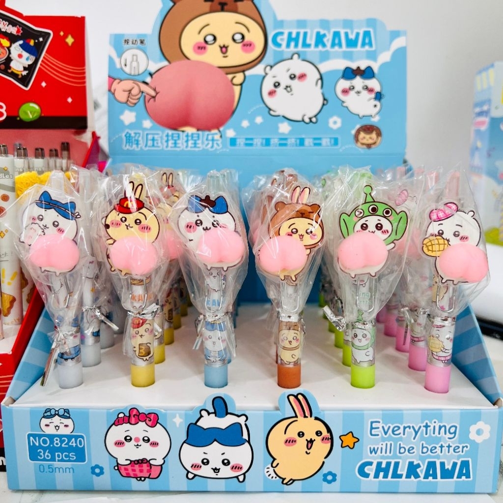 

PEN PULPEN GEL 0.5mm dengan Karakter Fluffy Chikawa