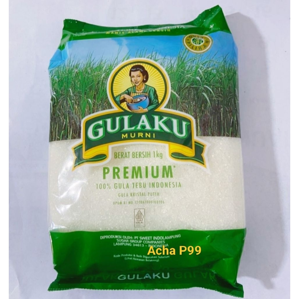 

GULAKU MURNI PREMIUM 1KG 100% Gula Tebu Indonesia