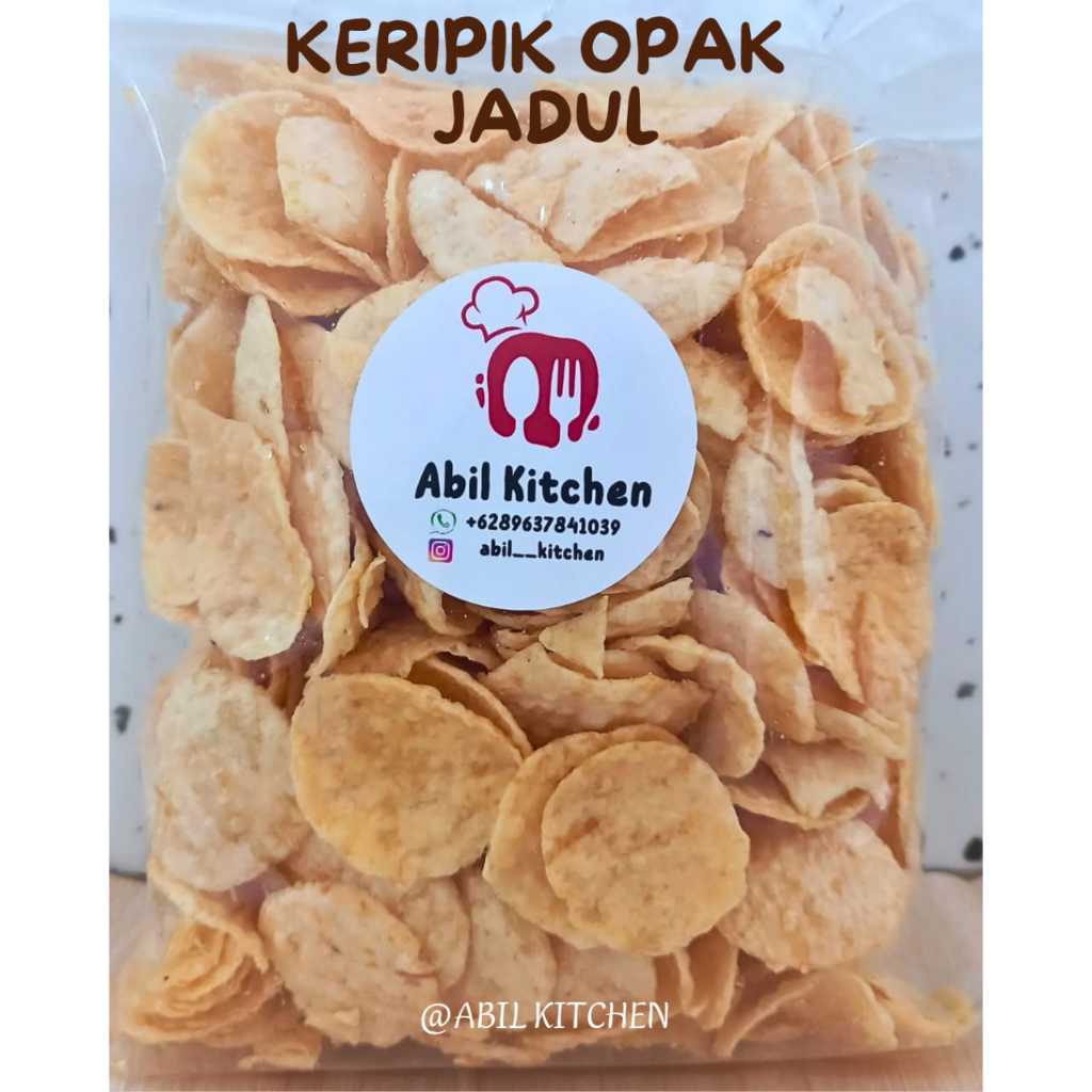 

Keripik Singkong Opak Asin Gurih / Keripik Opak Jadul