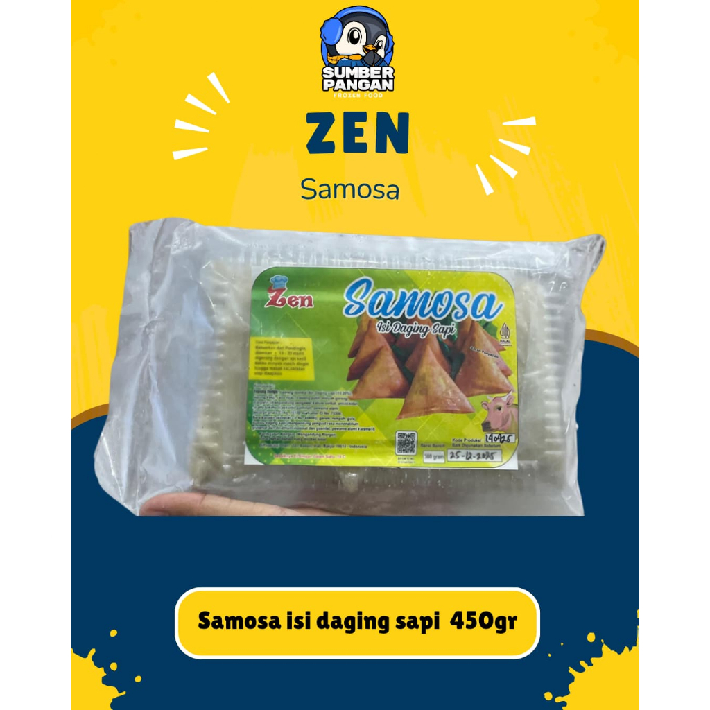 

Zen samosa isi daging sapi &ayam,risol 450gr