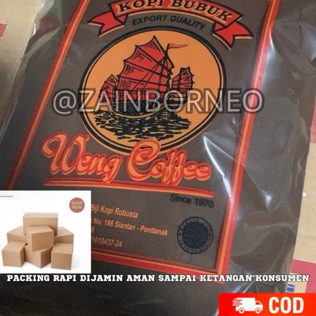 

Kopi Bubuk weng Khas Pontianak 1 bungkus 1000g