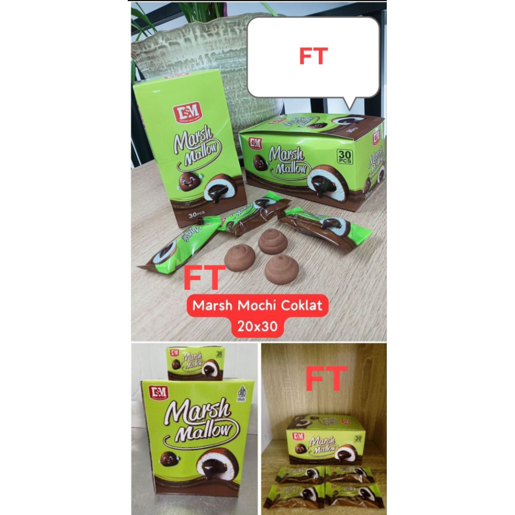 

Marshmallow mochi coklat 30 pcs