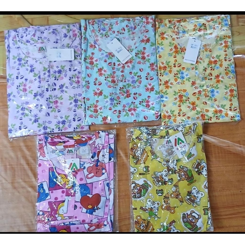 Baju tidur Merlin hotpants dewasa bahan katun