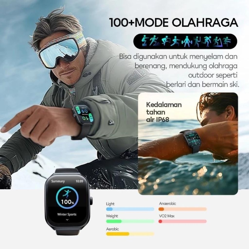 VIVA SMARTWATCH VWF19 CURVED WATERPROOF IP68