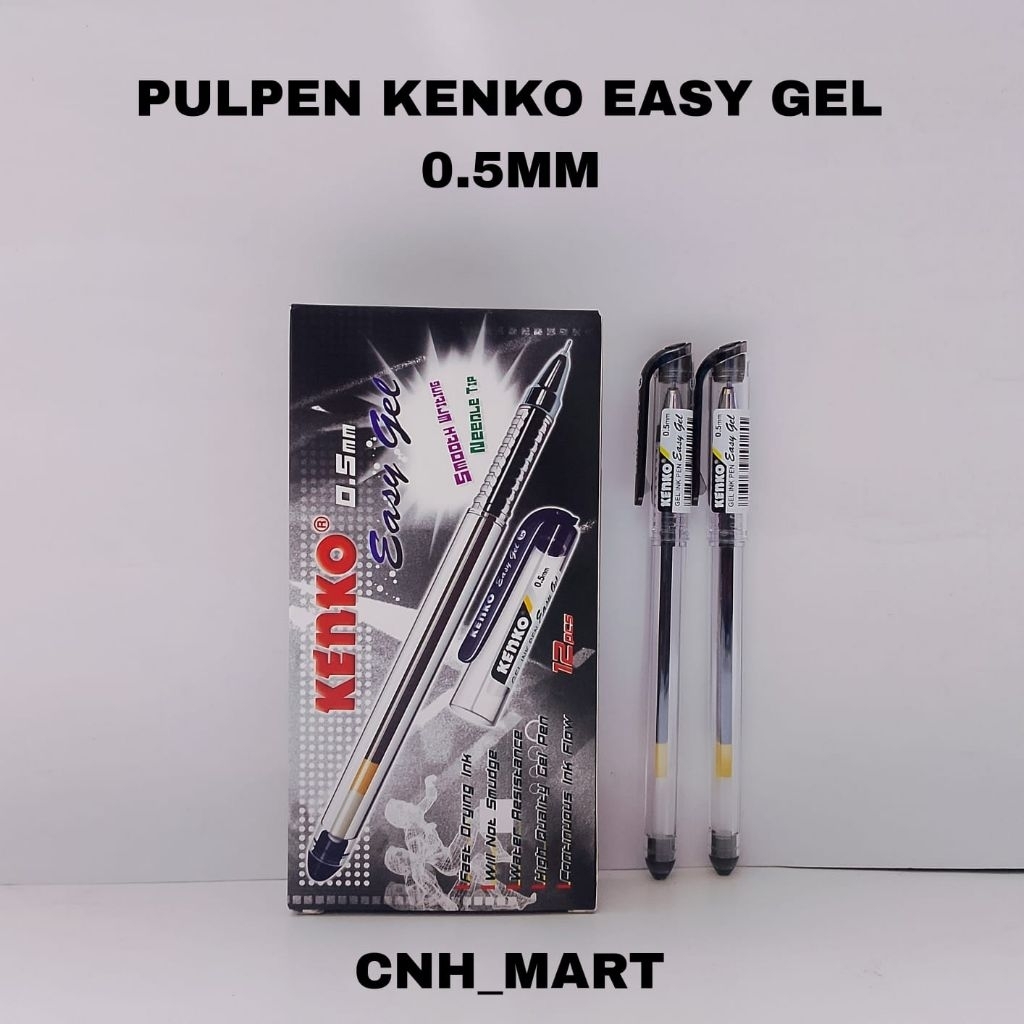 

Balllpen - Pulpen - PENA EASY GEL KENKO 0.5 MM HARGA 12 PCS