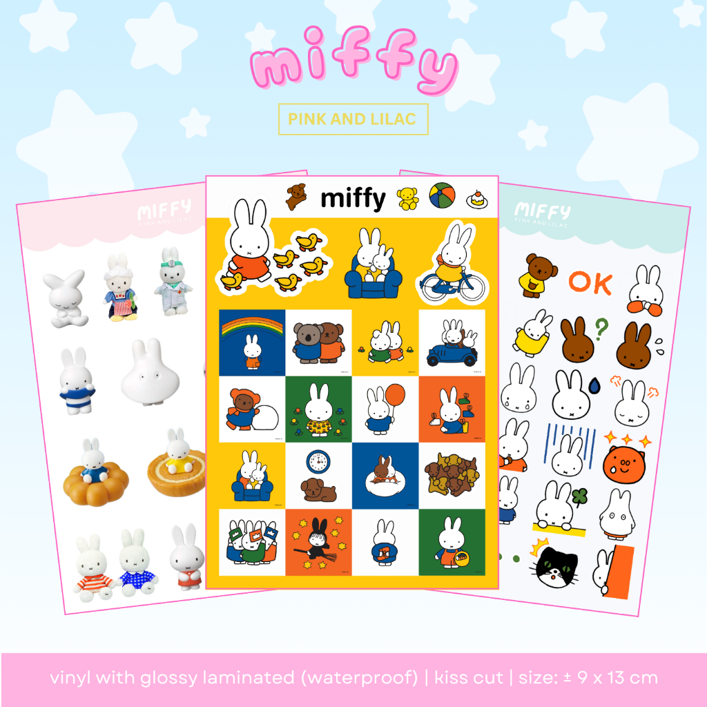 

Sticker Miffy | Deco Stiker Waterproof