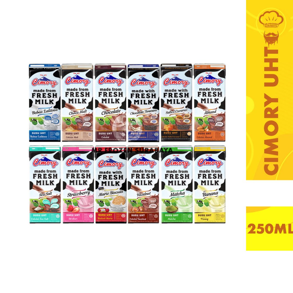 

Cimory - Uht Cimory Fresh Milk 250ml Aneka Rasa