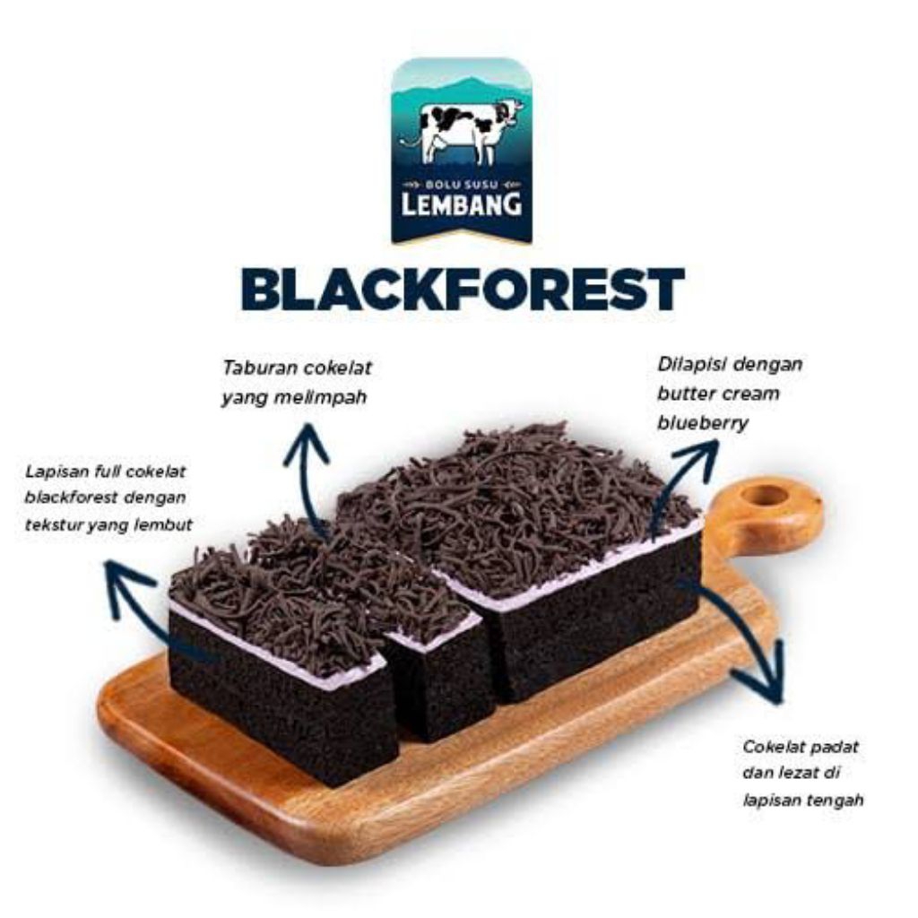 

Bolu Susu Lembang Black Forest