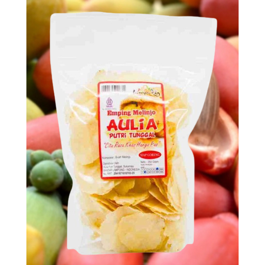 

Emping Melinjo Merk Aulia Putri Tunggal Siap Goreng 250 Gram