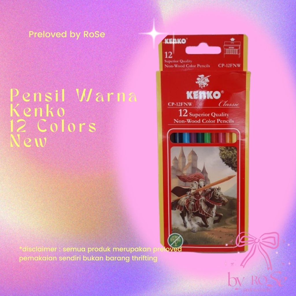 

NEW!! PENSIL WARNA KENKO 12 WARNA