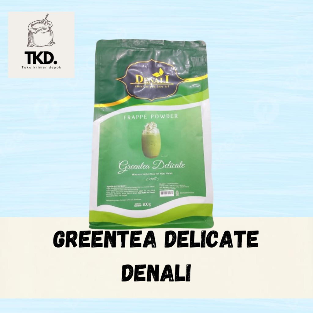 

Greentea Delicate Original FRAPPE POWDER Denali 800gram