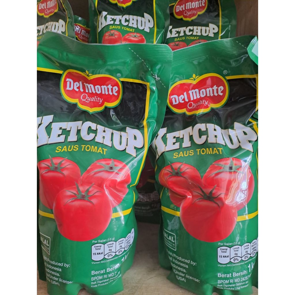 

Delmonte ketchup tomat 200 g & 1000g