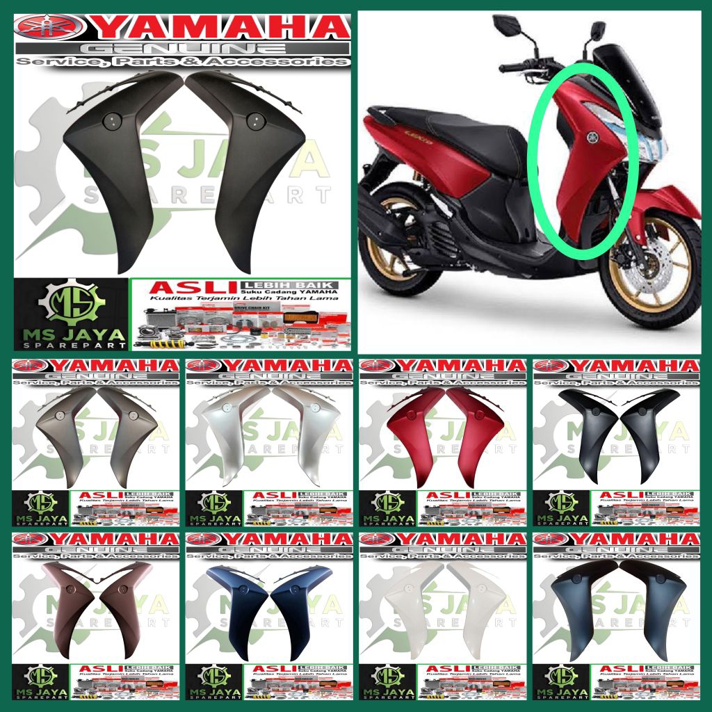 BODY COWLING COVER SAYAP DEPAN LEXI 125 KANAN atau KIRI ORIGINAL YAMAHA B3F-F8311-00 B3F-F8312-00
