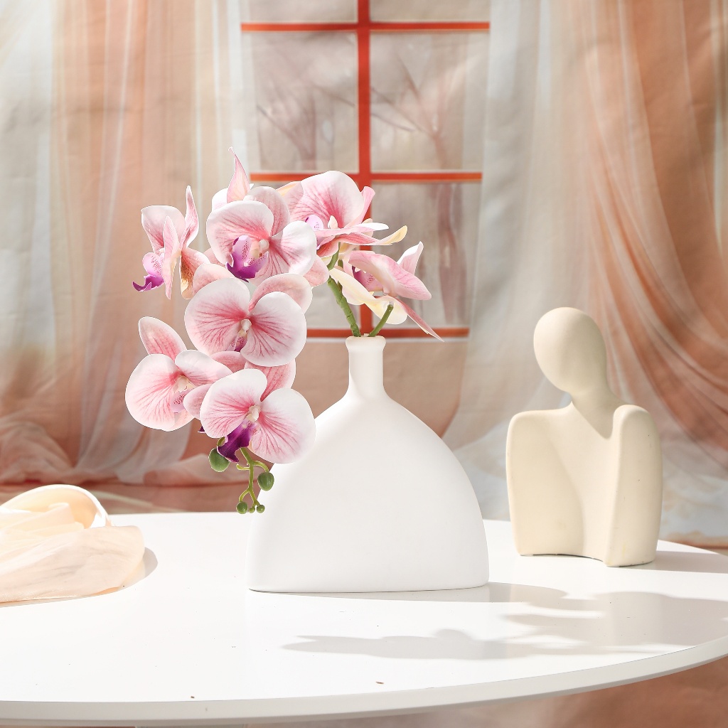 Ensemble Bunga Anggrek Bunga Hias Plastik Bunga Hias Plastik bunga hiasan ruang tamu