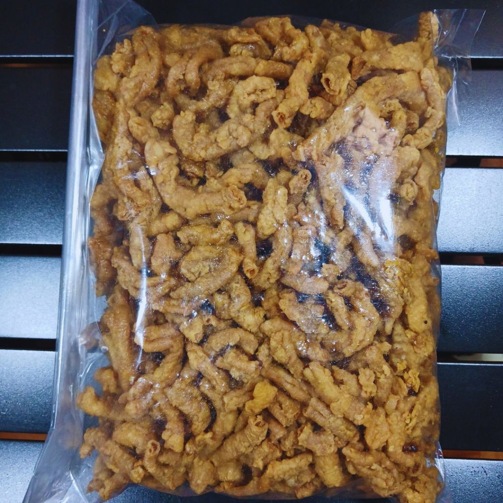 

Usus Ayam Krispi Pedas Daun Jeruk 500gr