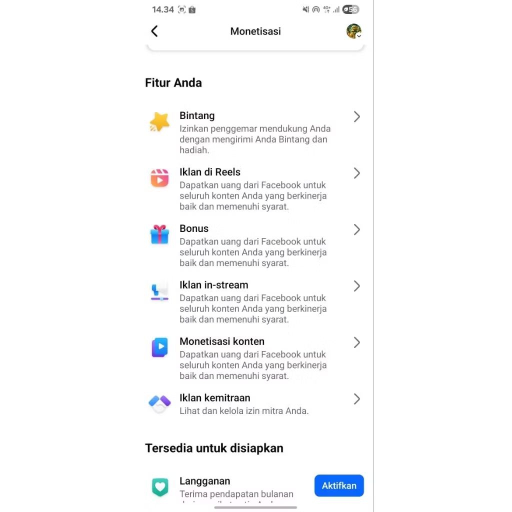 Fanspage Full Monet 264rb Foll