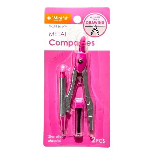 

JANGKA + ISI PENCIL 9166-WM / COMPASS / JANGKA PELAJAR / ALAT GAMBAR TEKNIK / JANGKA BESI / MATH SET