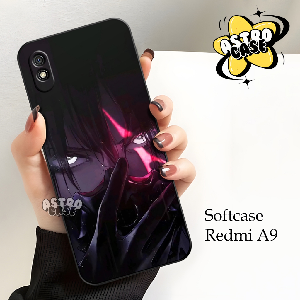 Astrocase- Case Redmi 9A New Full Cover Motif Anime - Cassing Redmi 9a Full karet Case Keren Redmi A