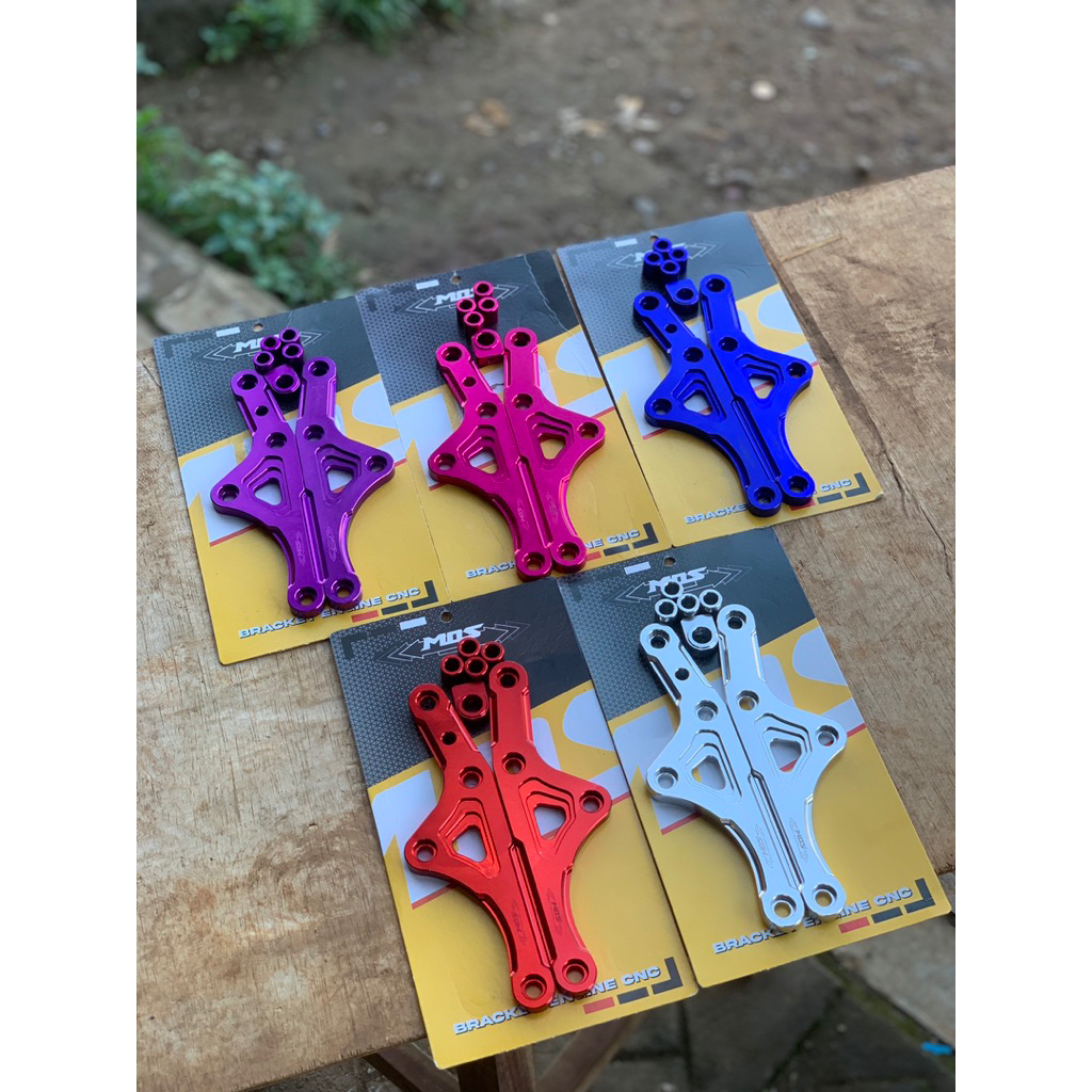 DUDUKAN PANGKON MESIN TIGER CNC WARNA LENGKAP ANODIZE