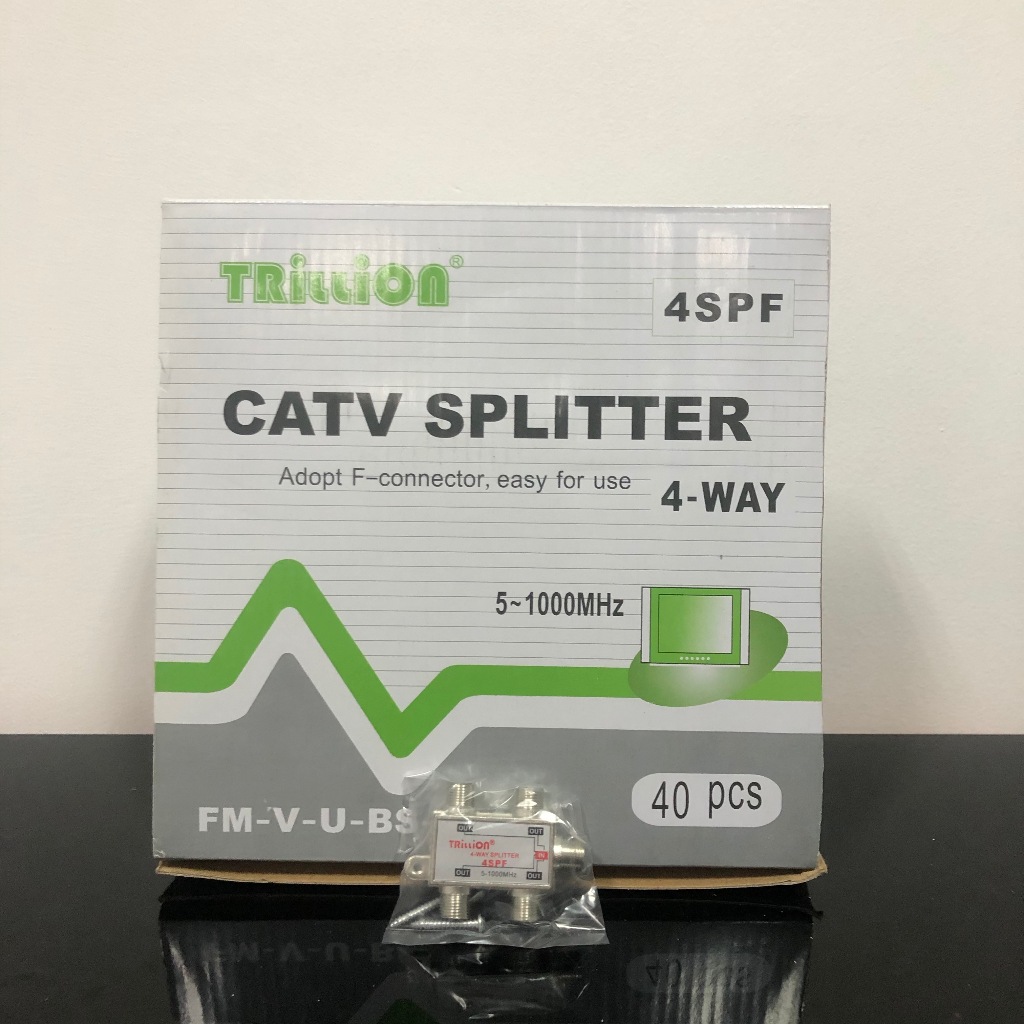 Splitter 4 Way Trillion 4SPF Frekuensi 5-1000 Mhz
