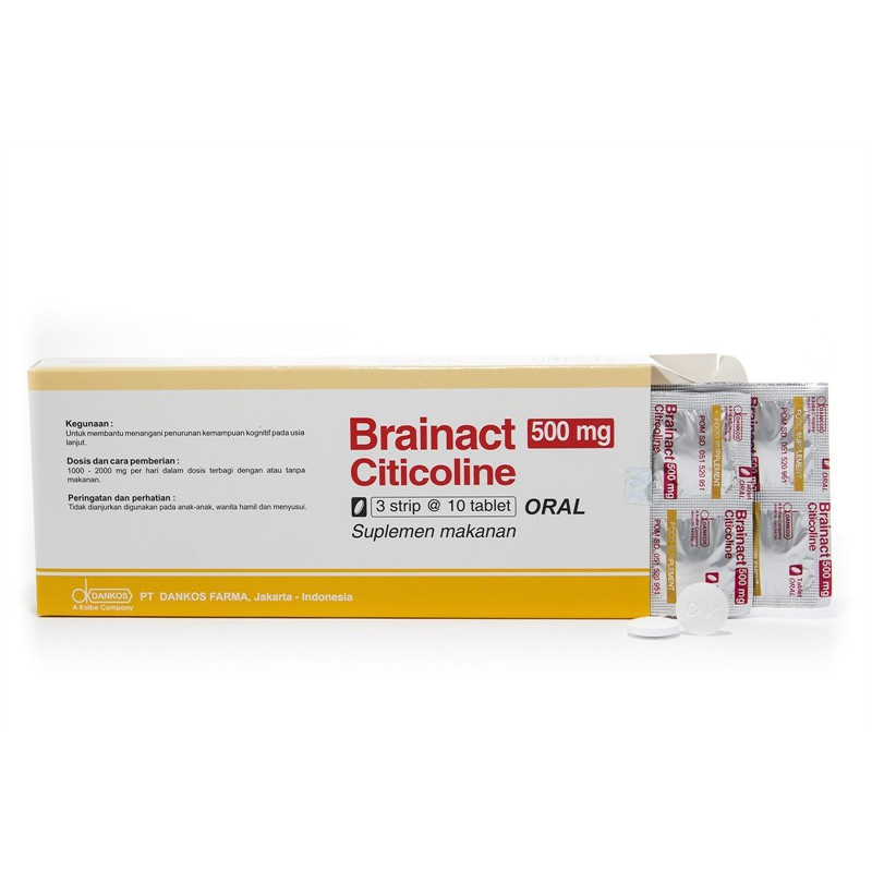 BRAINACT 500 MG BOX 30 TABLET
