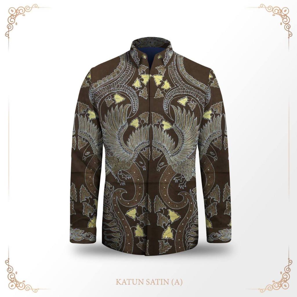 kain kemeja batik katun satin tulis premium grade A