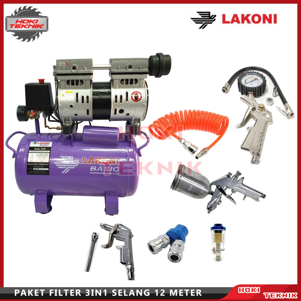 Mesin Kompresor Lakoni Basic 25S Silent