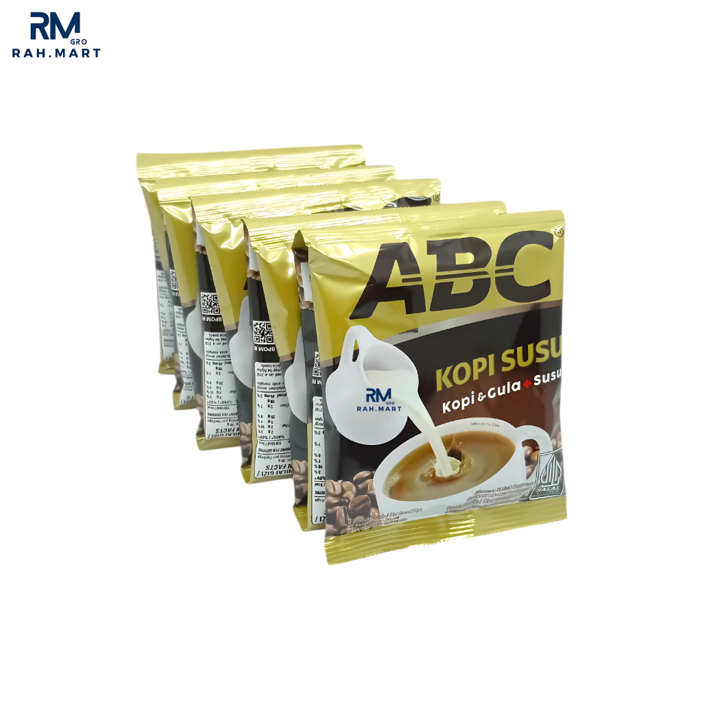 

Abc Kopi Susu Kopi&Gula+Susu Sachet 30gr (Isi:10)
