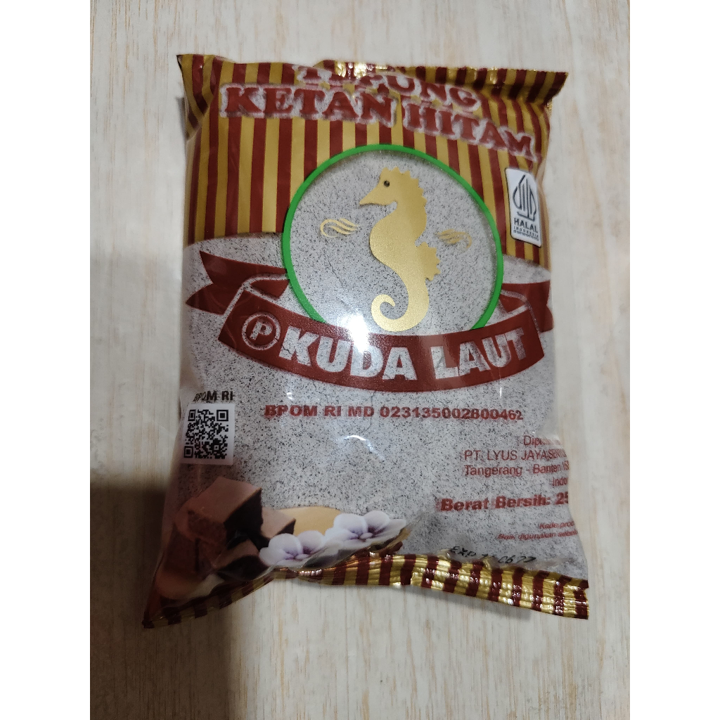 

Tepung ketan hitam isi 250 gram merek kuda laut