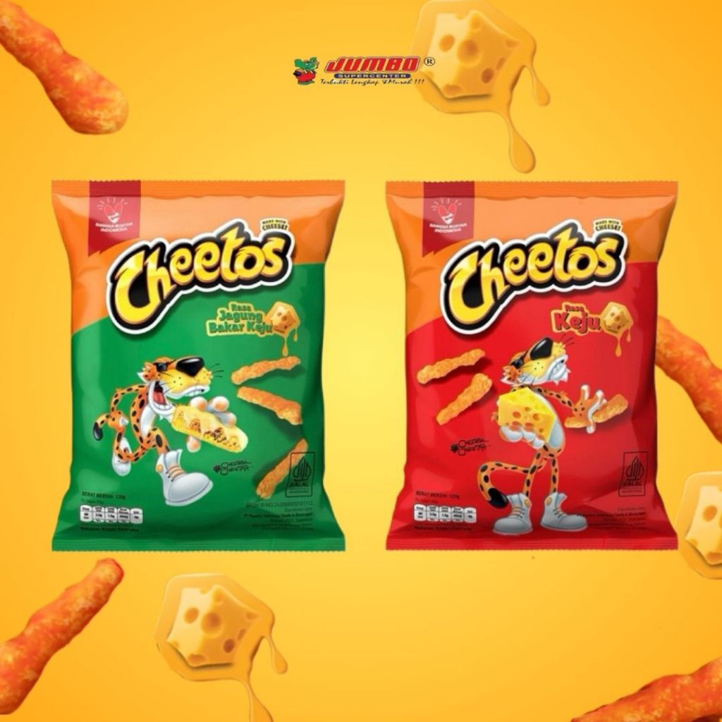 

Snack Ciki Cheetos Jagung Bakar Keju Makanan Ringan