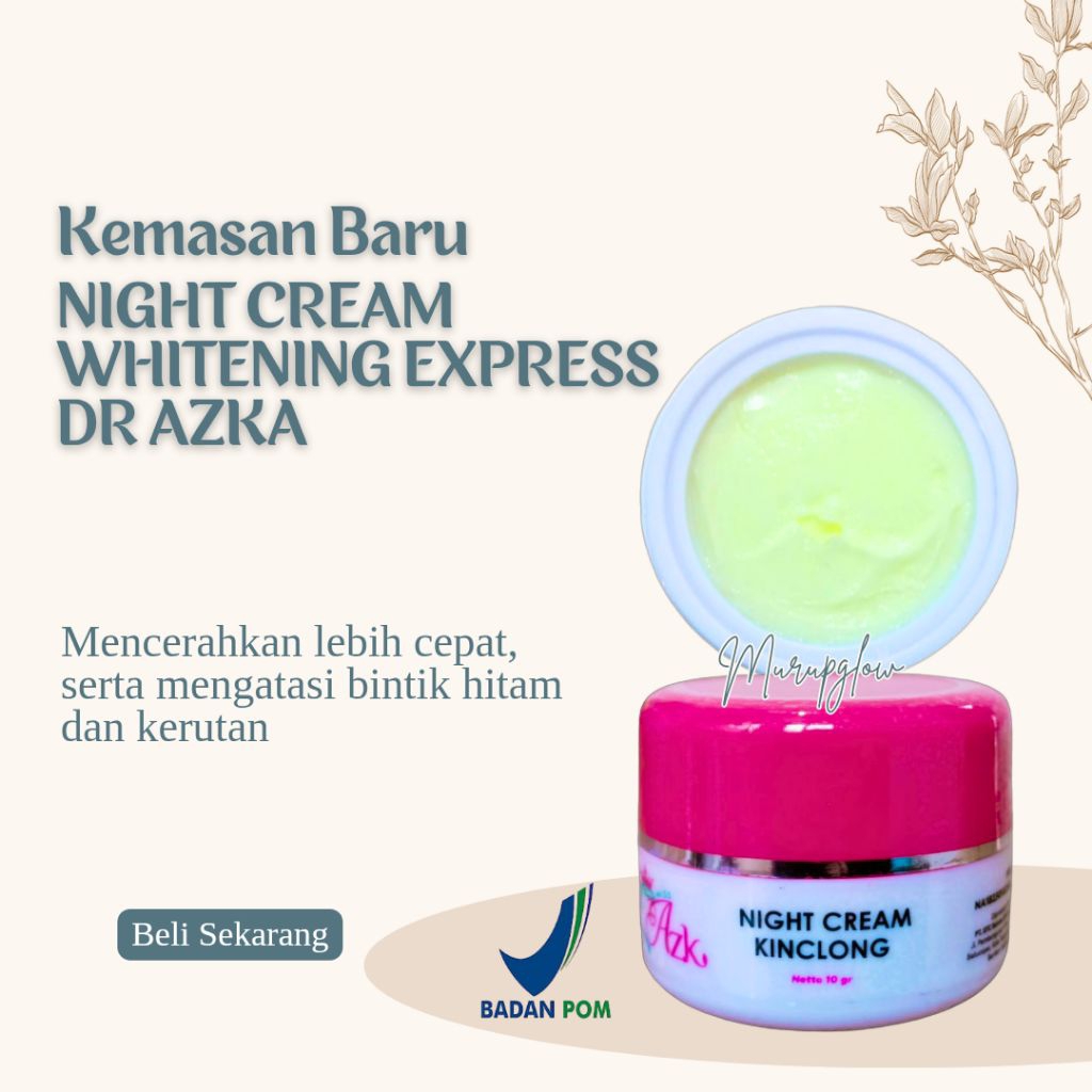 CREAM MALAM WHITENING EXPRESS DR.AZKA SKINCARE