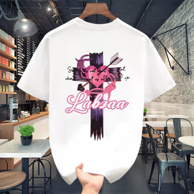 Outlets Chrome Hearts Love Cross Kaos Anak Black White/T Shirt Baju Anak Distro Sablon