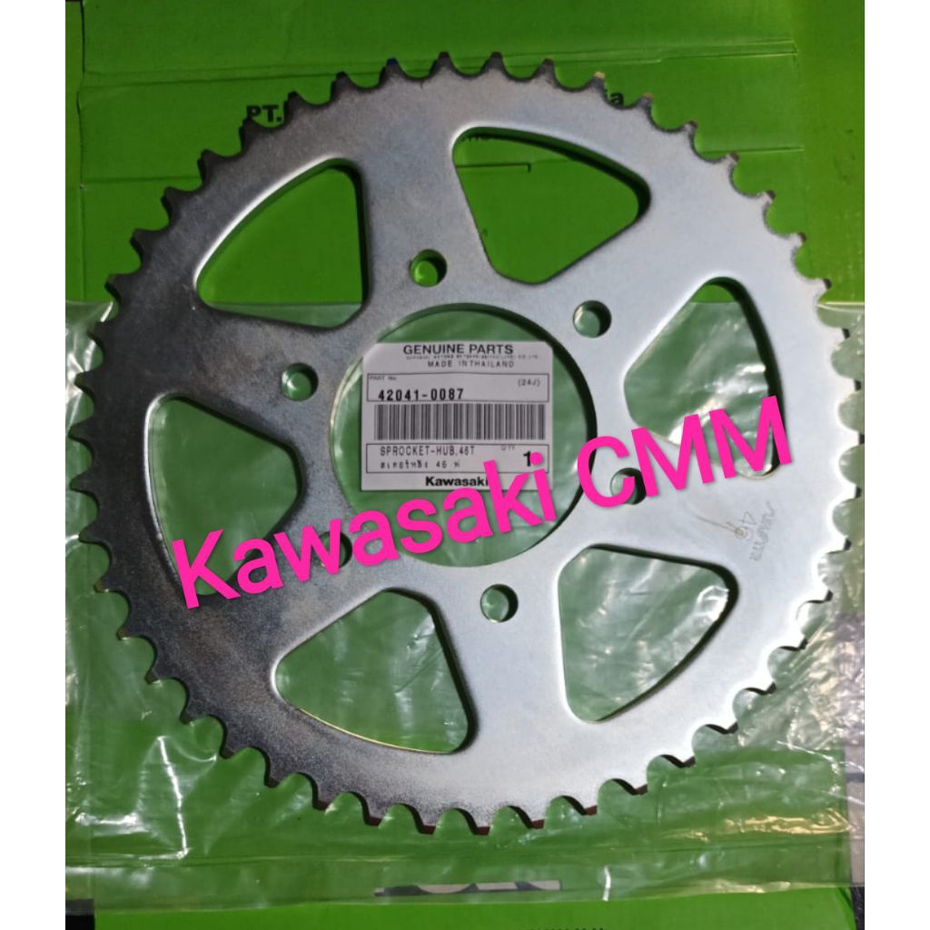 Gir gear belakang er6n er6 Ninja 650. Original kawasaki.