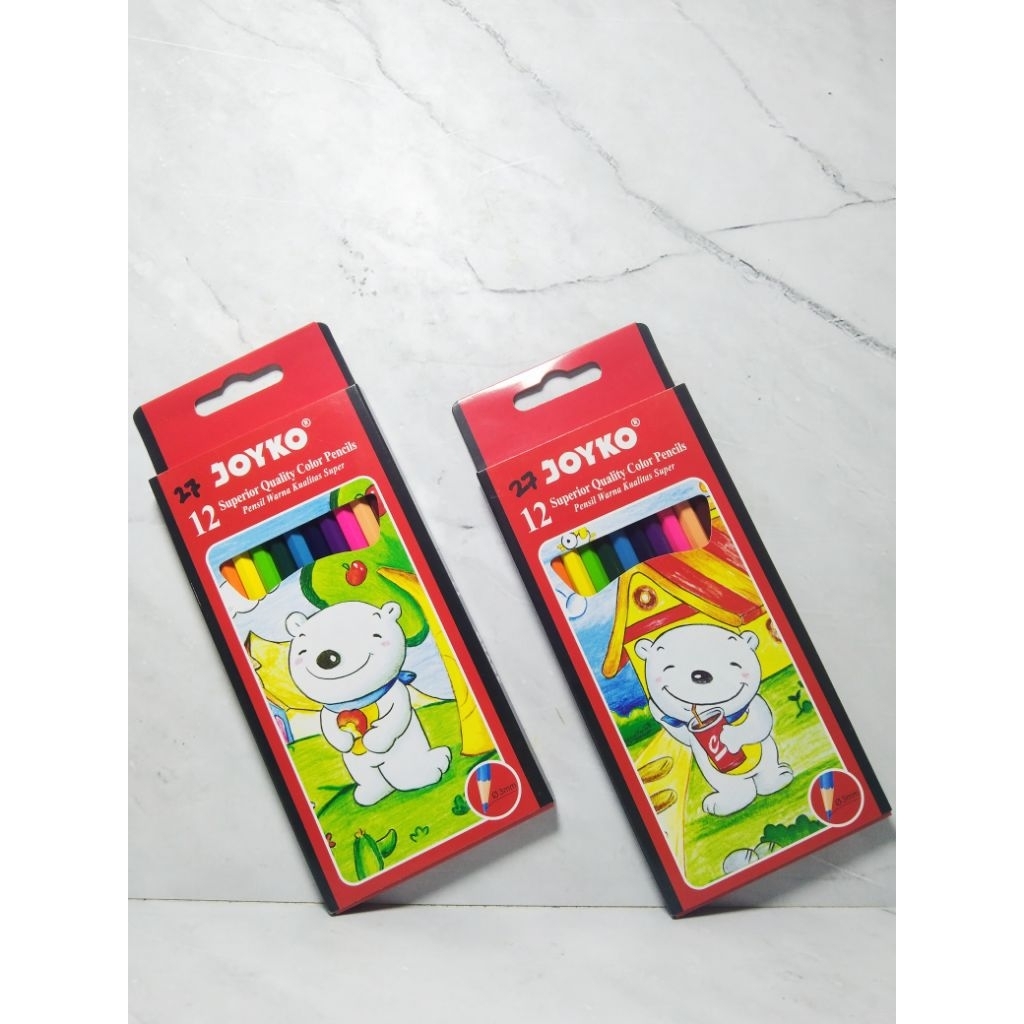 

PENSIL WARNA JOYKO ISI 12 WARNA / PENSIL CAT KAYU ISI 12 WARNA - JOYKO