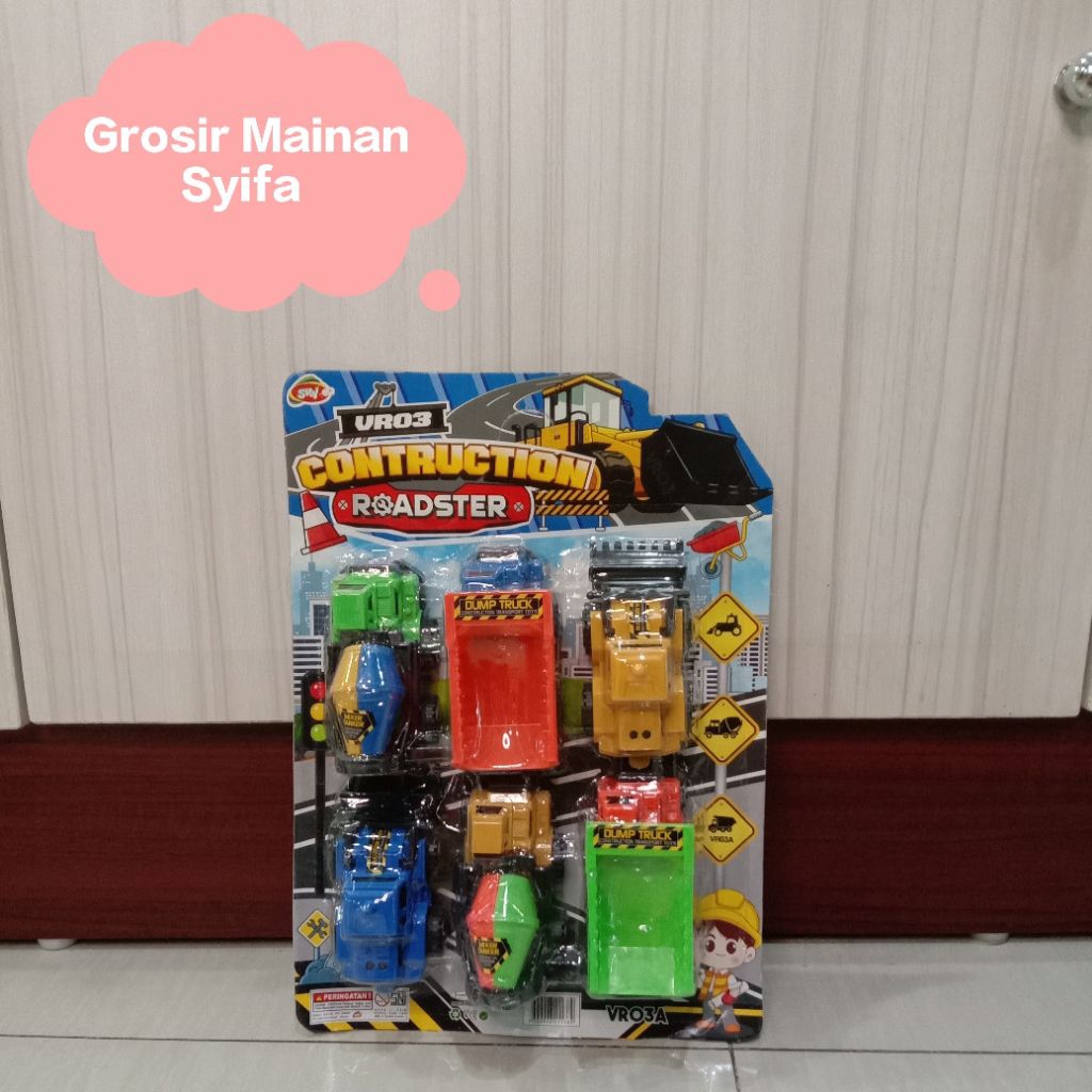 Mainan Mobilan Truk Kontruksi / Mainan Anak Laki Laki / Mobilan Anak