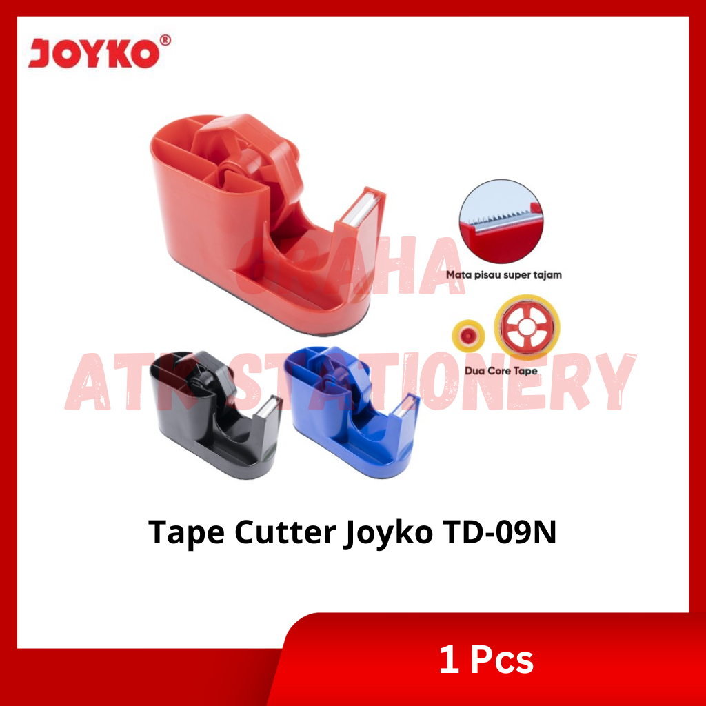 

[1 Pcs] Tape Dispenser Besar Joyko TD-09N / Tape Cutter / Tempat Lakban Isolasi Besar Joyko TD-09N