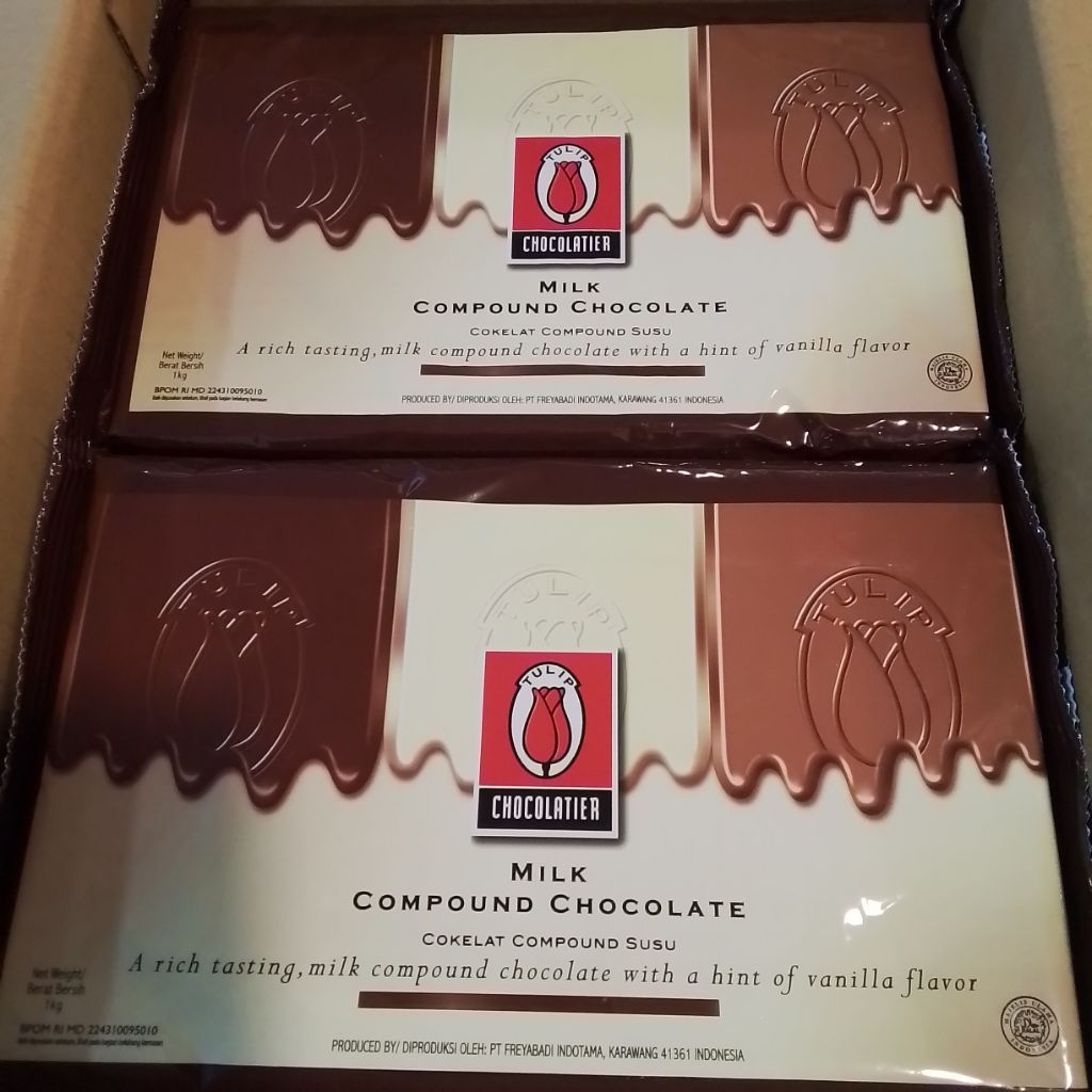 

Tulip Milk Compound Chocolate 1kg